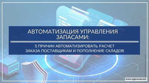 Автоматизация планирования закупок и управления запасами