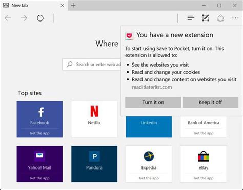 Активация Расширения ФСЗН в Microsoft Edge