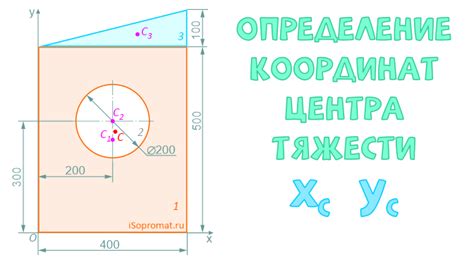 Алгоритм поиска центра тяжести круга