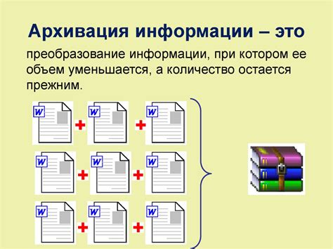 Архивация файлов