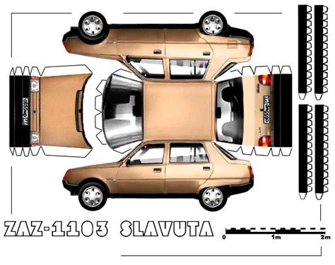 Бумажные модели автомобилей: уникальное хобби и искусство