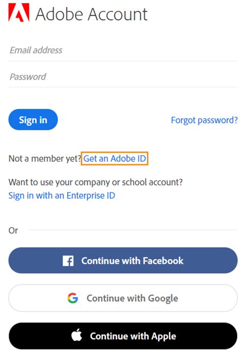 Важность Adobe ID и способы его получения