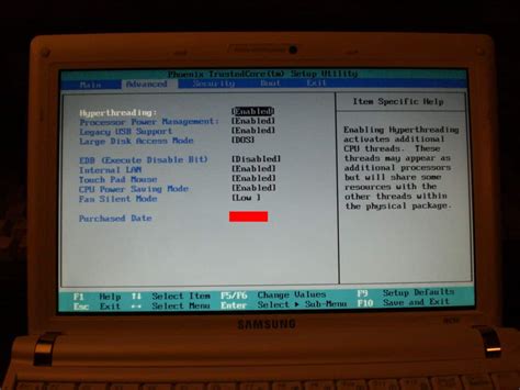 Важные сведения о BIOS на ноутбуке Samsung NP355V5C