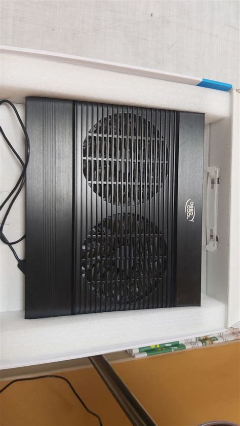 Включение вентилятора deepcool для охлаждения ноутбука