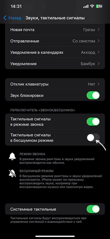 Включение вибрации на iPhone: полезные советы