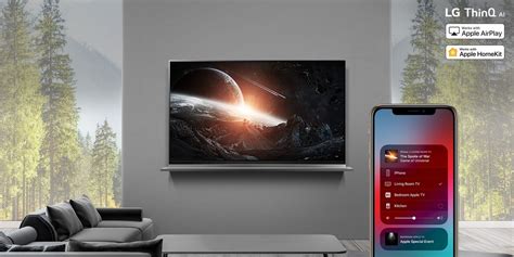 Включите функцию HomeKit на LG Smart TV