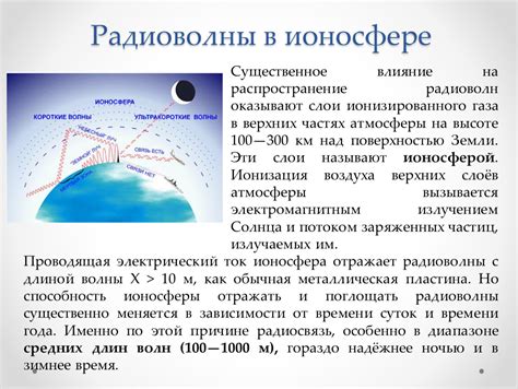 Влияние атмосферы на радиовещание