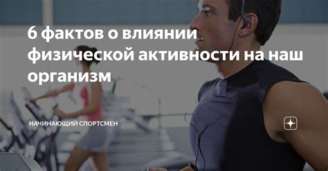 Влияние физической активности на организм