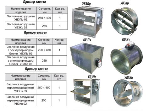 Воздушные заслонки и адаптированное хранение