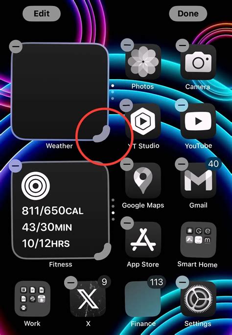 Возможности виджетов на iPhone 11 с iOS 15