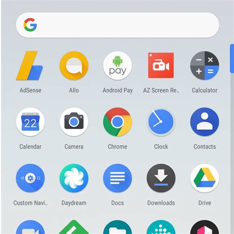 Возможности Pixel Launcher