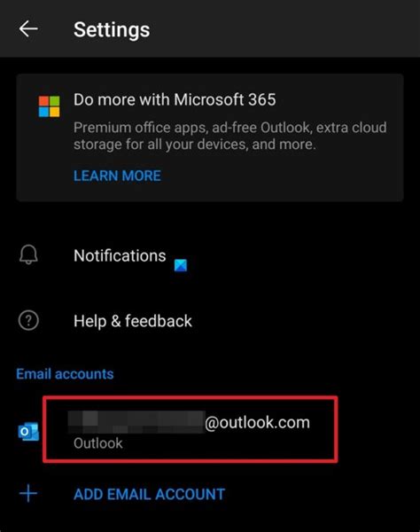 Возможные причины ошибок при добавлении почты в Outlook на Android