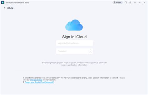 Восстановление пароля к учетной записи iCloud в случае проблем