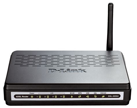 Вход в веб-интерфейс роутера D-Link DSL-2650U