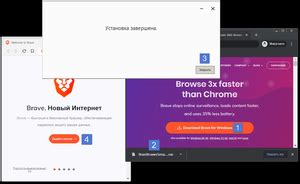 Вход на рутрекер через Brave