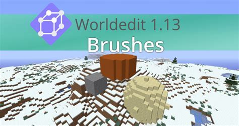 Выбор инструментов WorldEdit и Minecraft