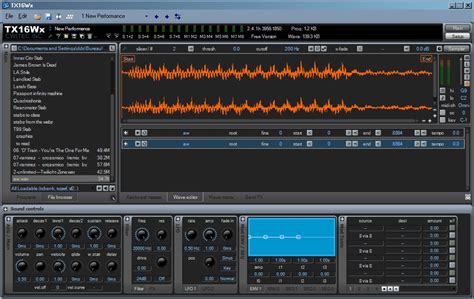 Выбор и загрузка VST плагина