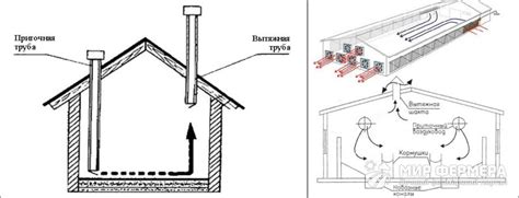 Выбор места для установки вытяжки в сарае для коз