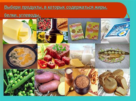 Выбор продуктов, богатых белками