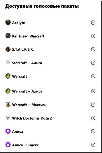 Где найти дополнительные голосовые пакеты