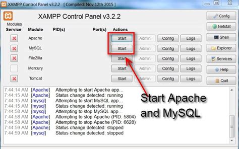 Где найти XAMPP Control Panel?