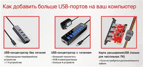 Добавление дополнительных USB-портов на ноутбук: простые способы