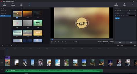 Добавление и редактирование видео в Minitool Movie Maker