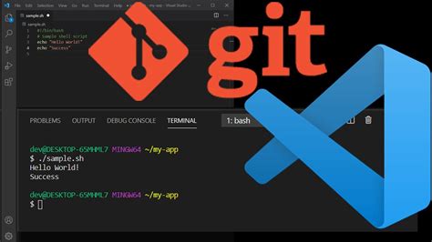 Добавление git bash в VS Code