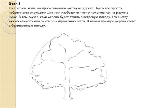 Добавьте листву на дерево