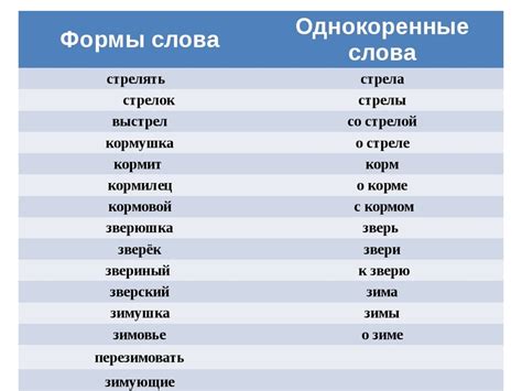 Запрет на нестандартные формы слов