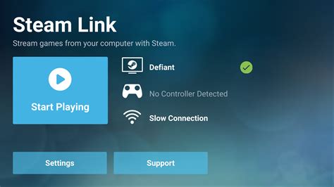 Запуск Steam Link