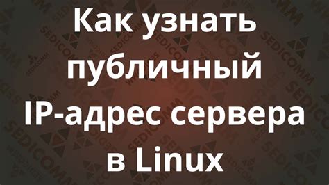 Зачем узнавать публичный IP адрес сервера