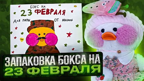 Идеи для декорирования бокса для уточки Лолафанфан на 23 февраля