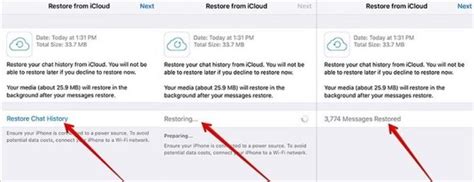 Извлечение удаленных сообщений из iCloud Backup