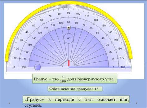 Измерение угла треугольника с помощью транспортира