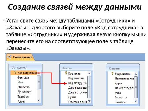 Индексы и связи между таблицами в Компасе