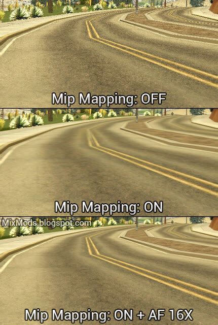 Инструкция по отключению mip mapping в GTA SA