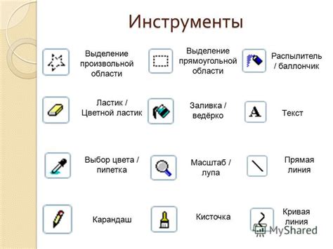 Использование графического редактора для создания кастомной ровной стрелки