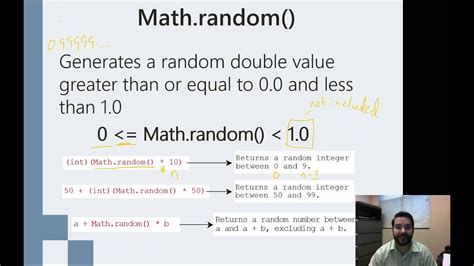 Использование функции Math.random()