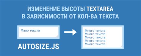 Использование JavaScript для автоматического изменения высоты textarea