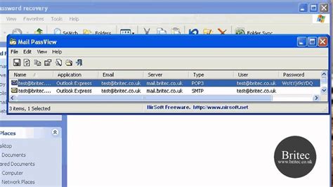 Использование Mail PassView с различными почтовыми программами