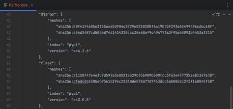 Использование Pipfile.lock