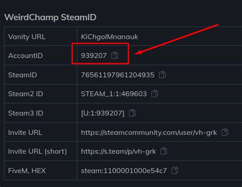 Использование Steam ID Converter