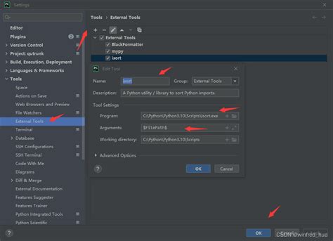 Использование isort в PyCharm