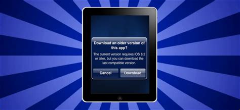 Используйте iTunes для установки приложений на старый iPad