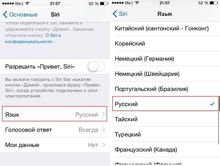 Как включить Сири на iPhone