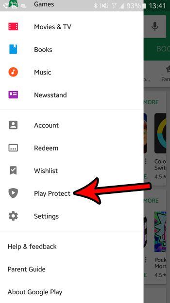 Как включить защиту play на Android