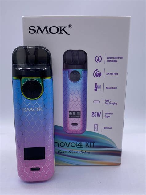 Как включить Smok Nova 4 Kid