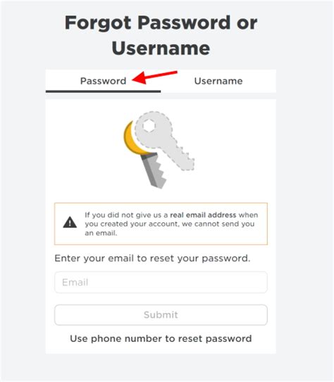 Как восстановить утерянный пароль в Роблоксе