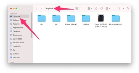 Как выйти из Dropbox на Mac